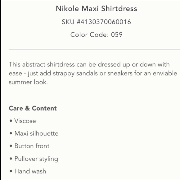 Anthropologie Nikole Maxi Shirtdress in Purple Motif - Picture 9 of 9